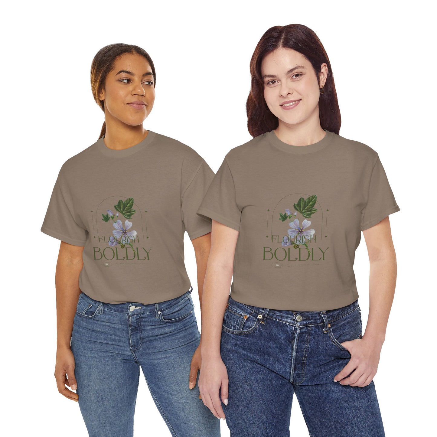 Flourish Boldly Unisex Heavy Cotton Tee