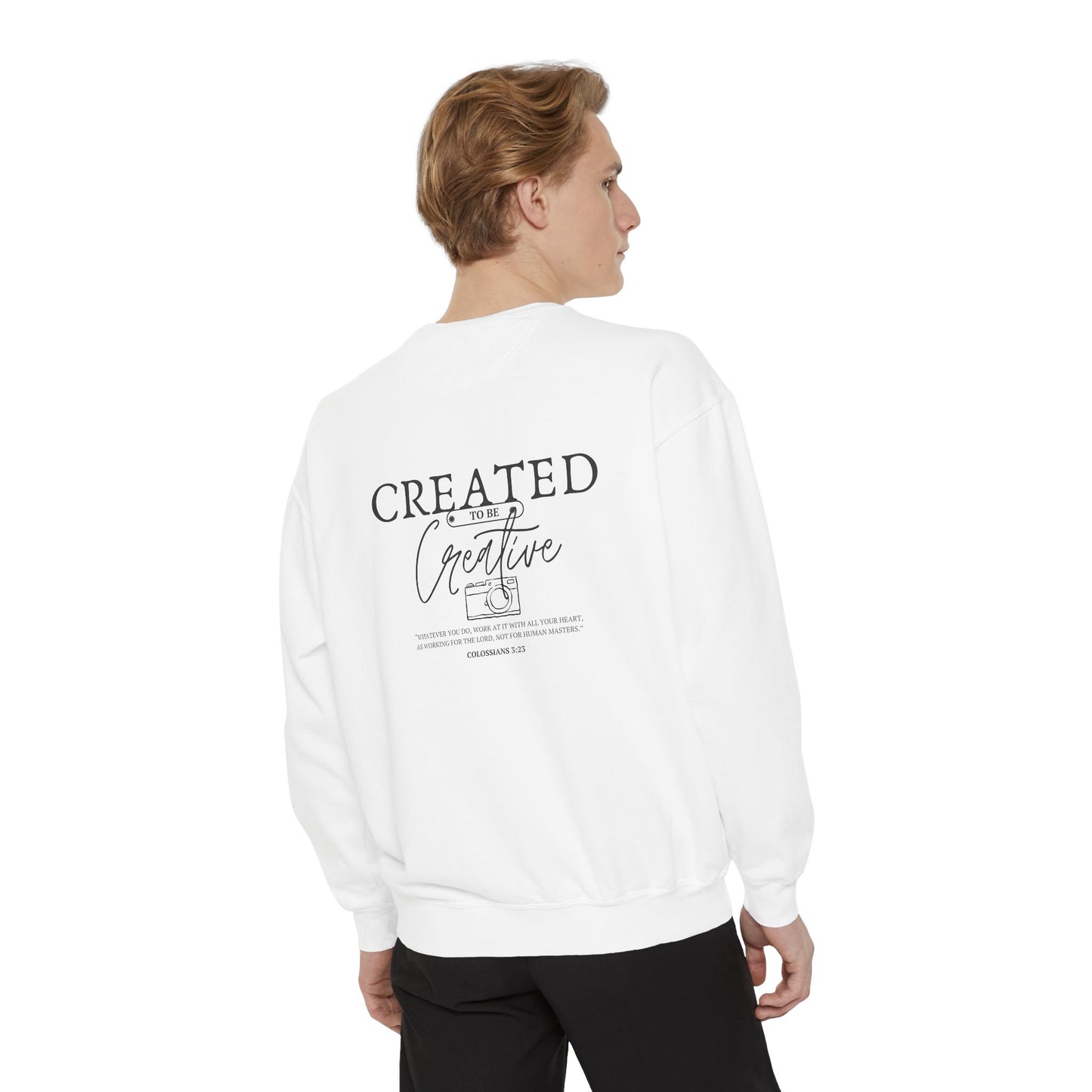 Created to be Creative Statement Sweatshirt