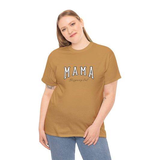 Mama Still Figuring It Out Unisex Heavy Cotton Tee - Cute Gift for Moms