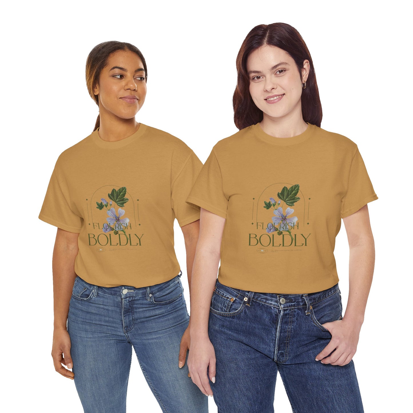 Flourish Boldly Unisex Heavy Cotton Tee