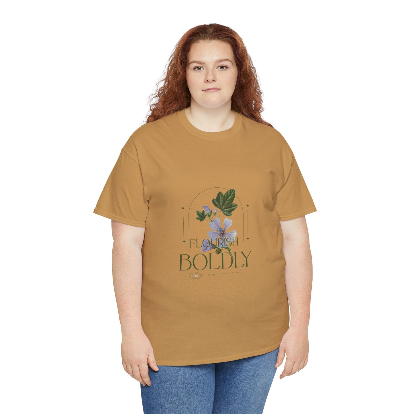 Flourish Boldly Unisex Heavy Cotton Tee