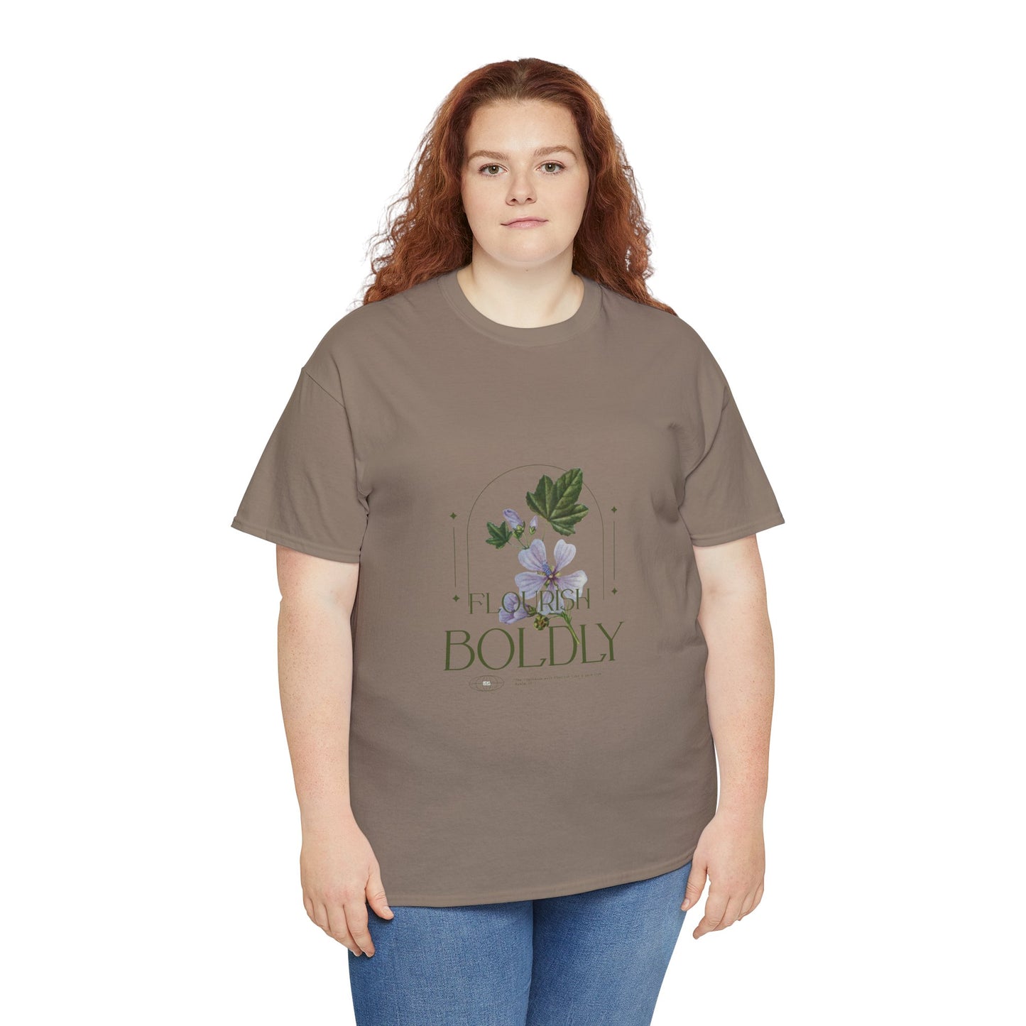 Flourish Boldly Unisex Heavy Cotton Tee