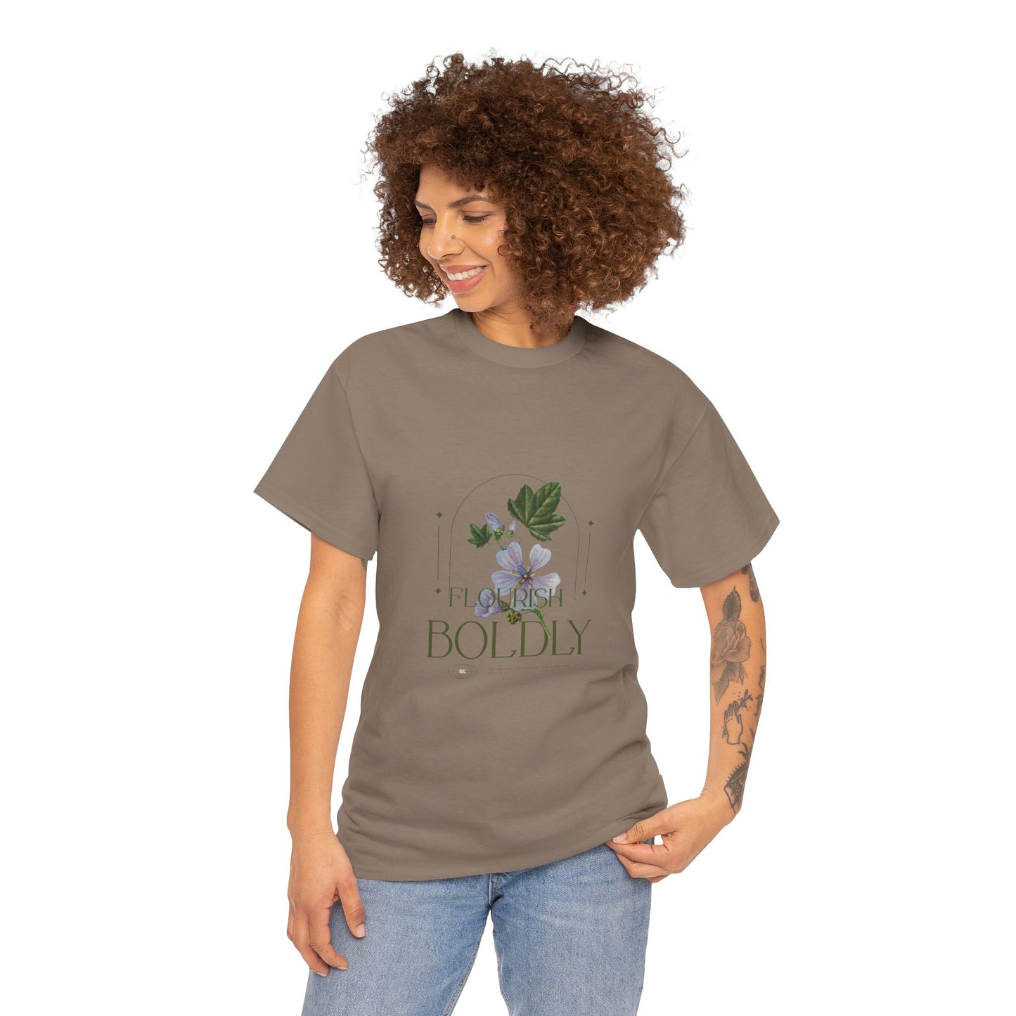 Flourish Boldly Unisex Heavy Cotton Tee