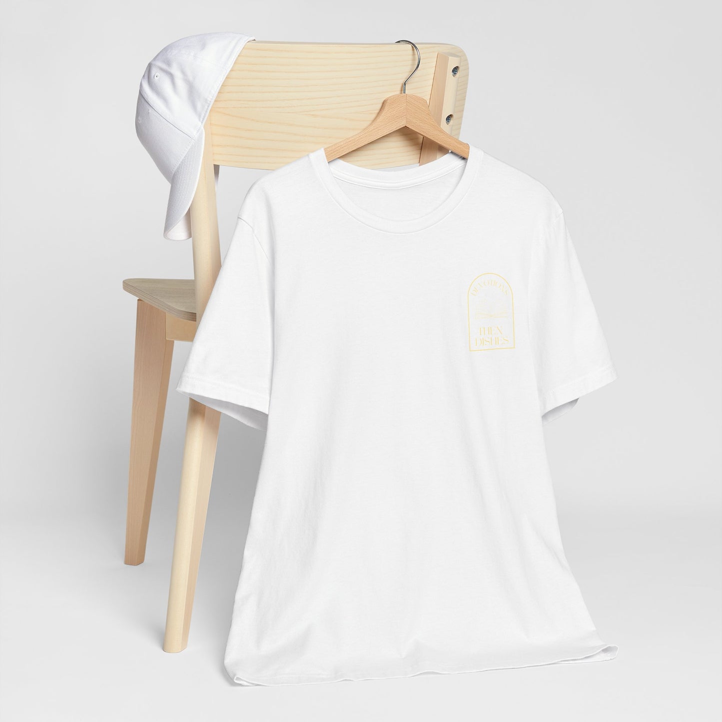 Devotions Then Dishes Minimalist Unisex Jersey Tee - Perfect for Everyday Comfort