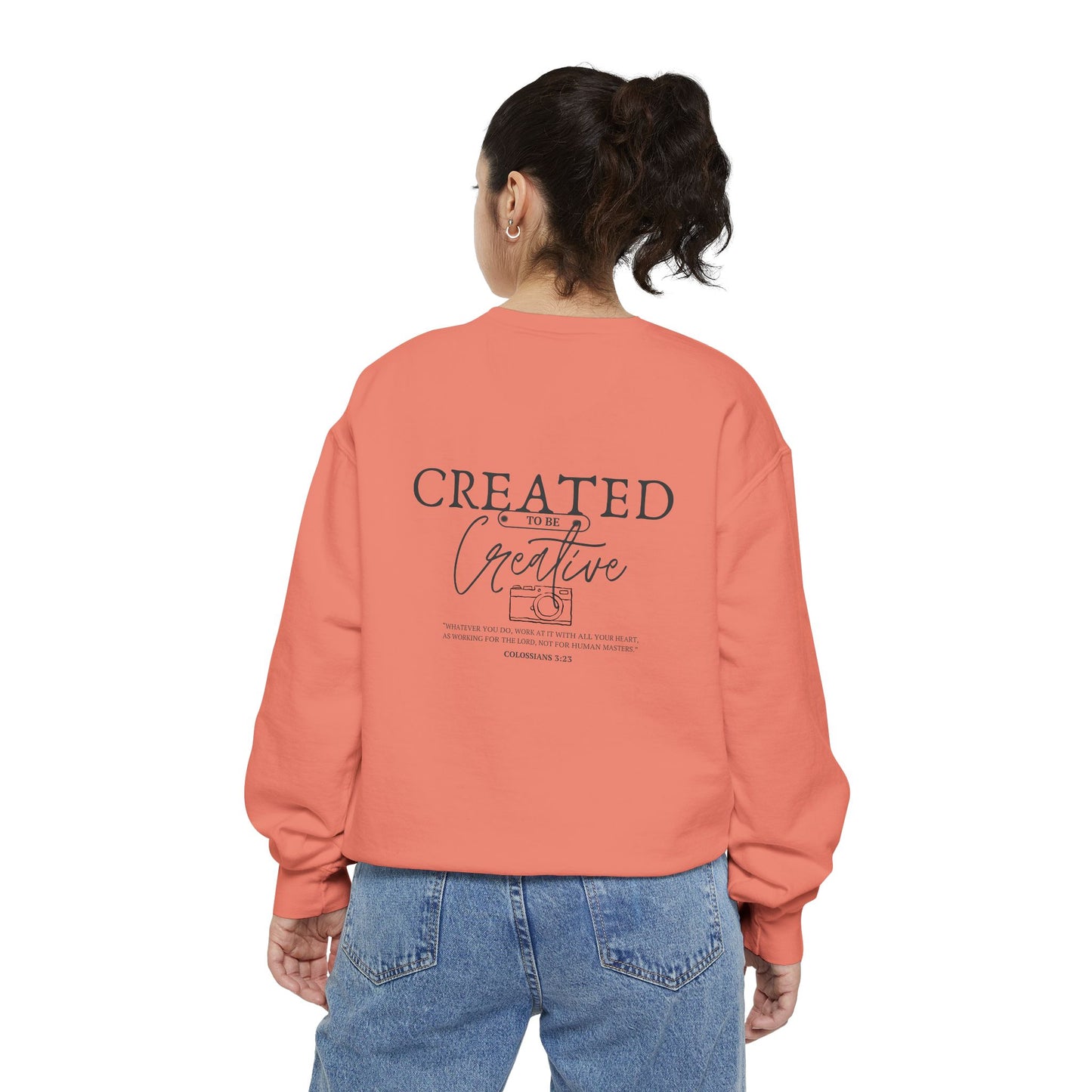 Created to be Creative Statement Sweatshirt